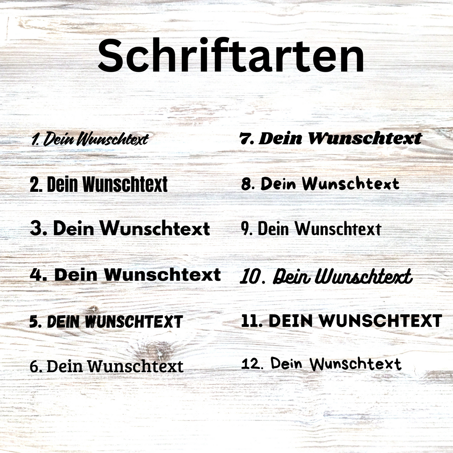 Personalisierte Kokos Fußmatte - Mit Wunsch Text